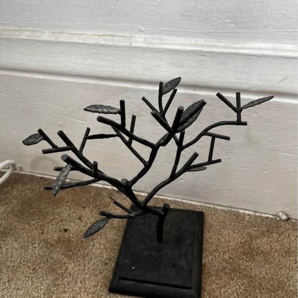 Black Metal Jewelry stand Tree Festival Market